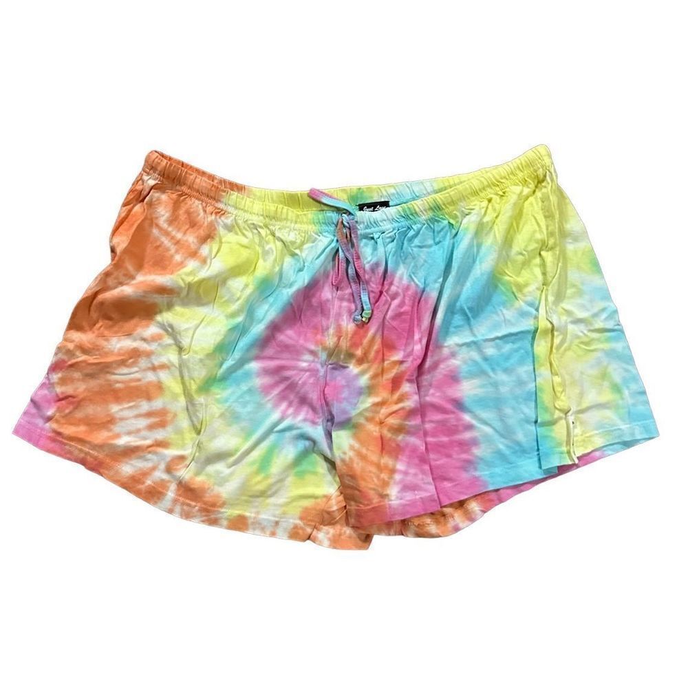Just Love womens‎ 2XL tie dye lounge shorts
